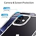 JJGoo Compatiable with iPhone 12 Mini Case Clear, Transparent Shockproof Phone Case for iPhone 12 Mini, Slim Anti-Scratch Hard PC Back Protective Cover Bumper