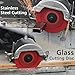 Tolvaxo Glass Cutting Disc for Angle Grinder, 6 Pcs 4