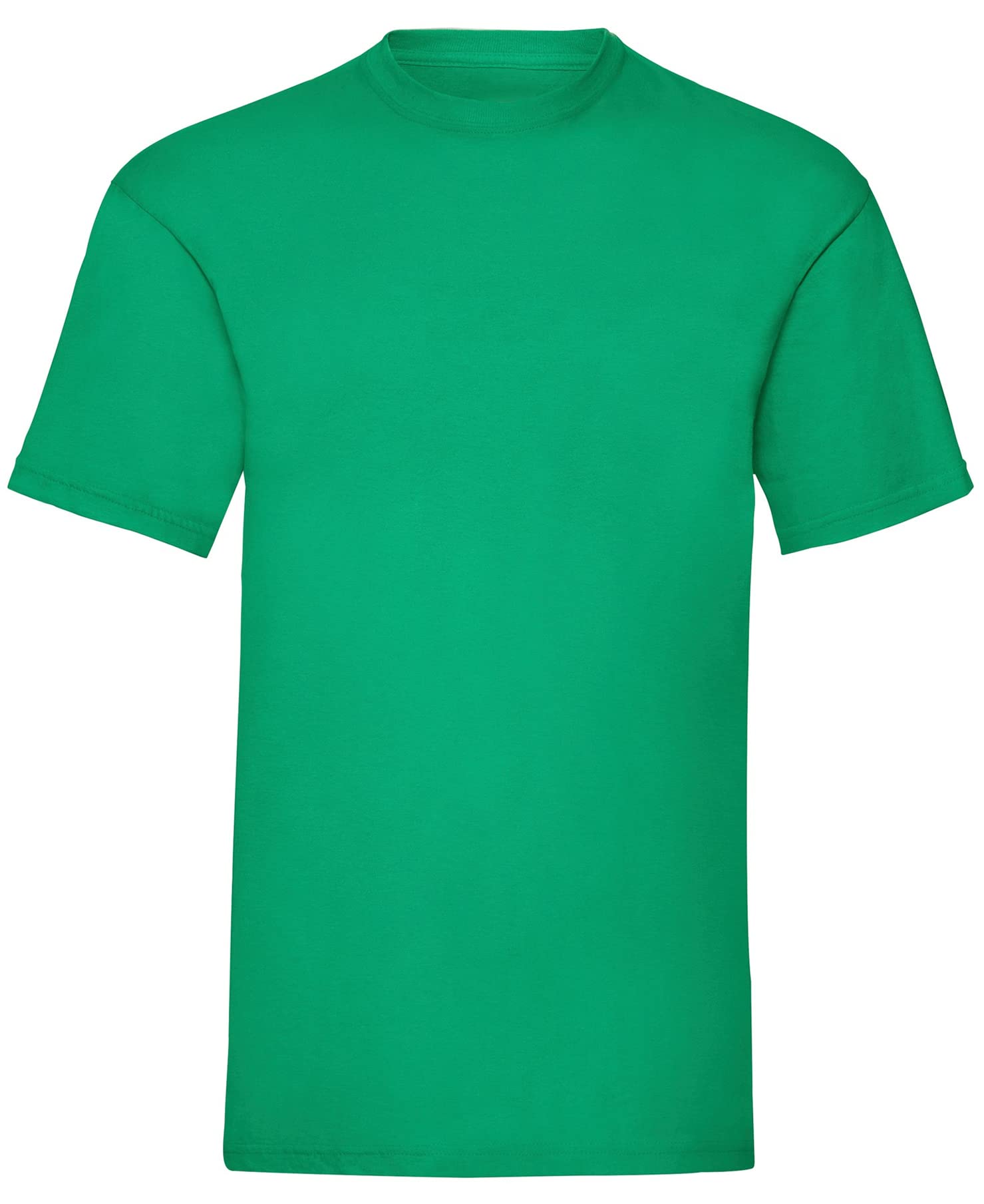 COOZO Men's Valueweight Short Sleeve Plain T-Shirt - Kelly Green - M