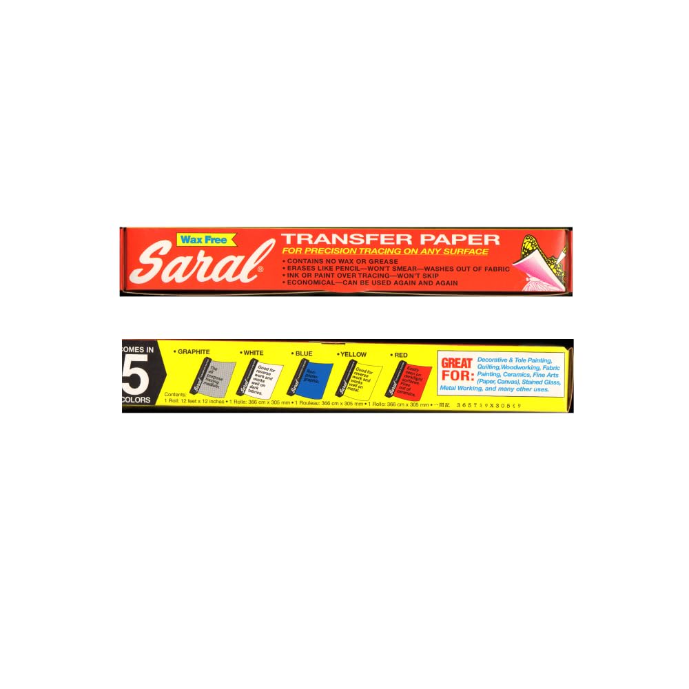 Saral Papier transfert noir graphite, rouleau de 30,5 cm x 3,7 m