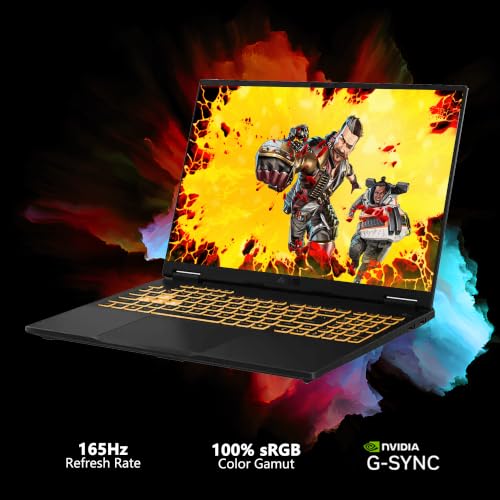 Image of ASUS TUF F16 Gaming Laptop 16 inch WUXGA IPS 165Hz (100% sRGB) Intel 10-core i5-13450HX 32GB RAM 2TB SSD GeForce RTX 5050 (Up to 440 AI Tops) RGB Backlit Thunderbolt Win11 ICP Hub