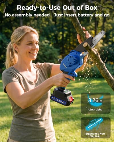 Image of 8 inch Mini Chainsaw with 1000W Brushless Motor