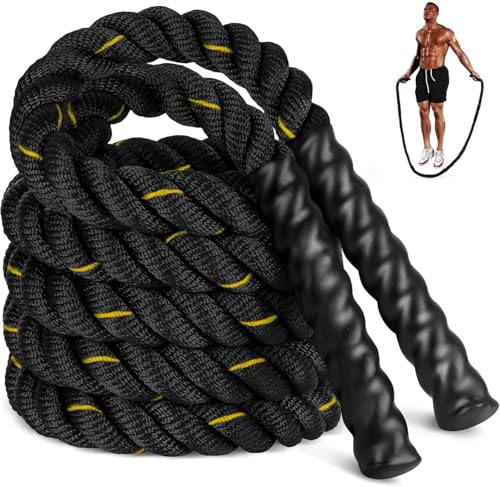 Jump Rope, Weighted Jump Rope for Fitness, Heavy Exercise Jumping Ropes, Adult Skipping Rope for Men Women Improve Strength, Building Muscle, Home Workout Equipment Jump Rope, Weighted Jump Rope for Fitness, Heavy Exercise Jumping Ropes, Adult Skipping Rope for Men Women Improve Strength, Building Muscle, Home Workout Equipment