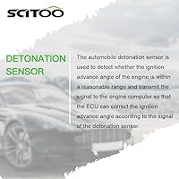 Vista 4 de SCITOO Knock Sensor 89615-12090 Sensor de detonación de encendido apto para Toyota para Avalon para Camry para Celica para Highlander para Sienna