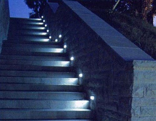 Fvtled Led Step Lights With Motion Sensor, 4 Pack 3W Aluminum Ac 85-265V Photosensitive Indoor Outdoor Led Stairs Lights 110Lm 6000-6500K Waterproof (Grey Shell, Cool White) #TOP5