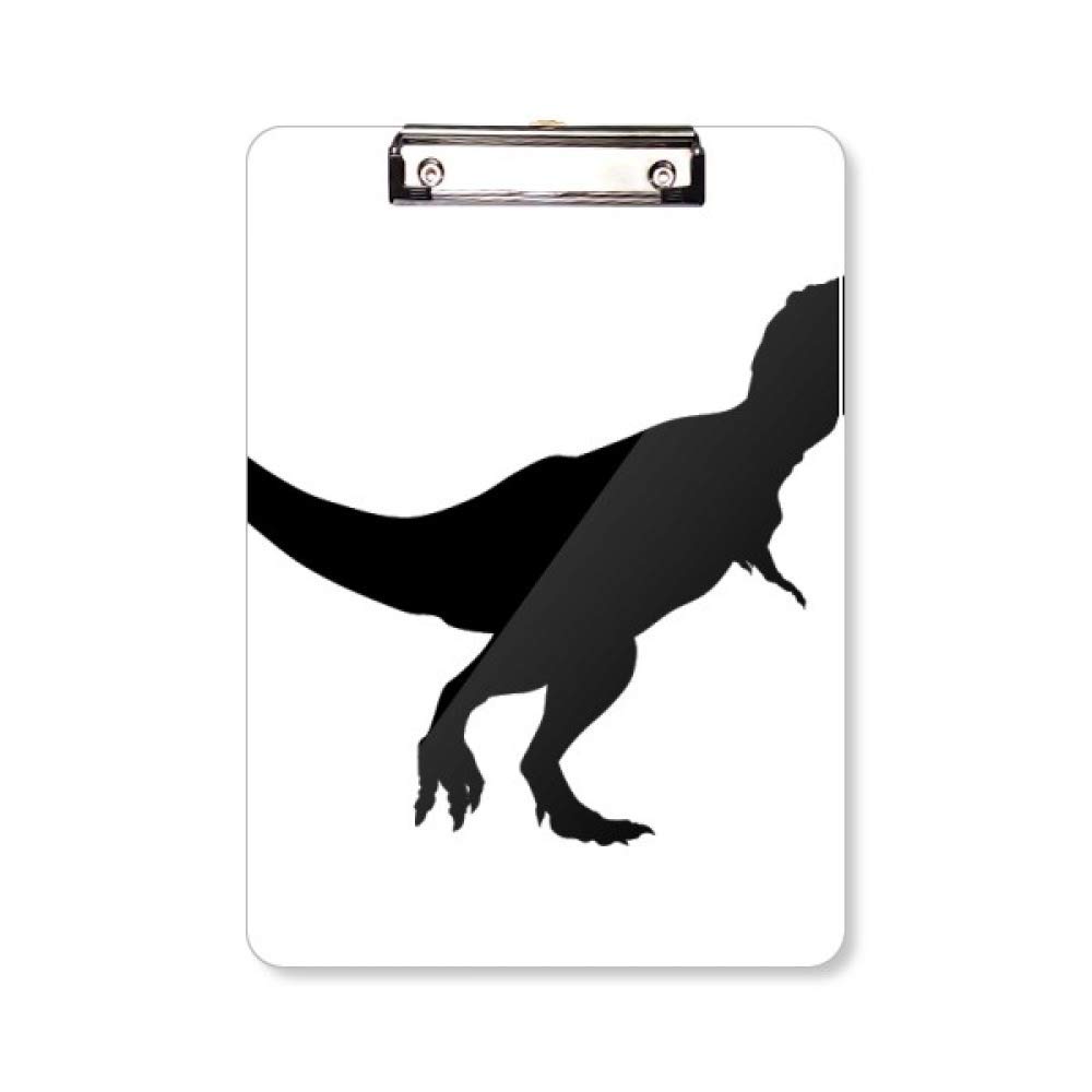 Porte-bloc os de dinosaure noir A4 support ecriture rigide original