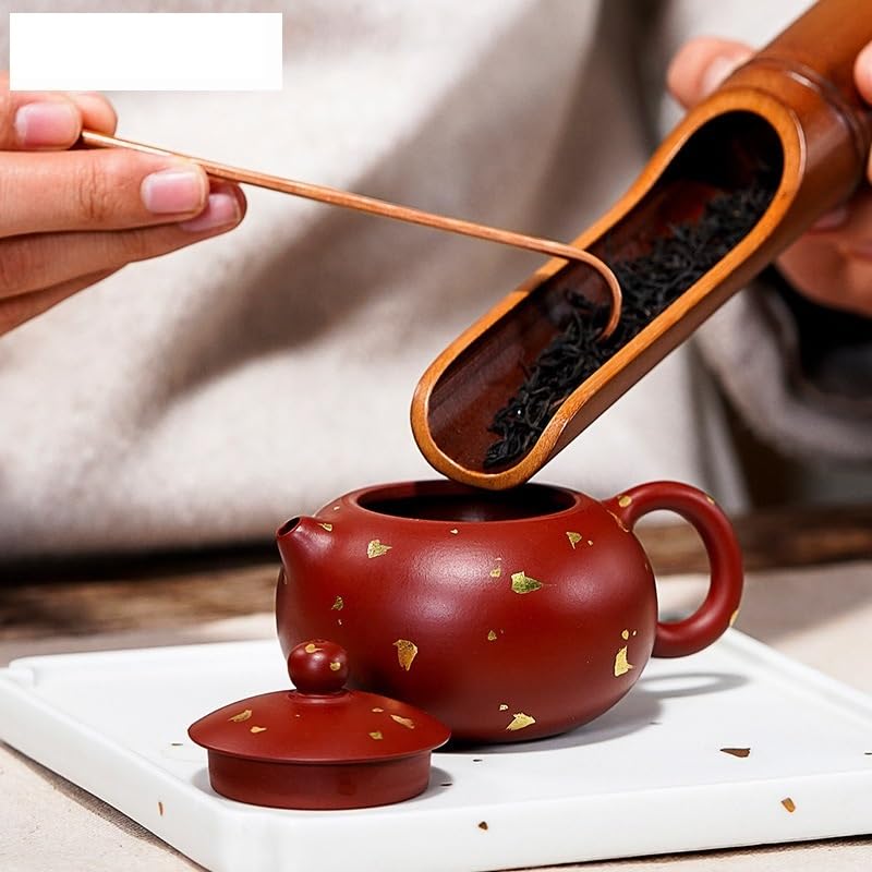 Teiere Teiere in Argilla Viola da 100 ml Pentola Fatta a Mano Minerale Grezzo Fango Tea Maker Bollitore Zisha Set da tè for tè Teiere Caffettiera Teiera