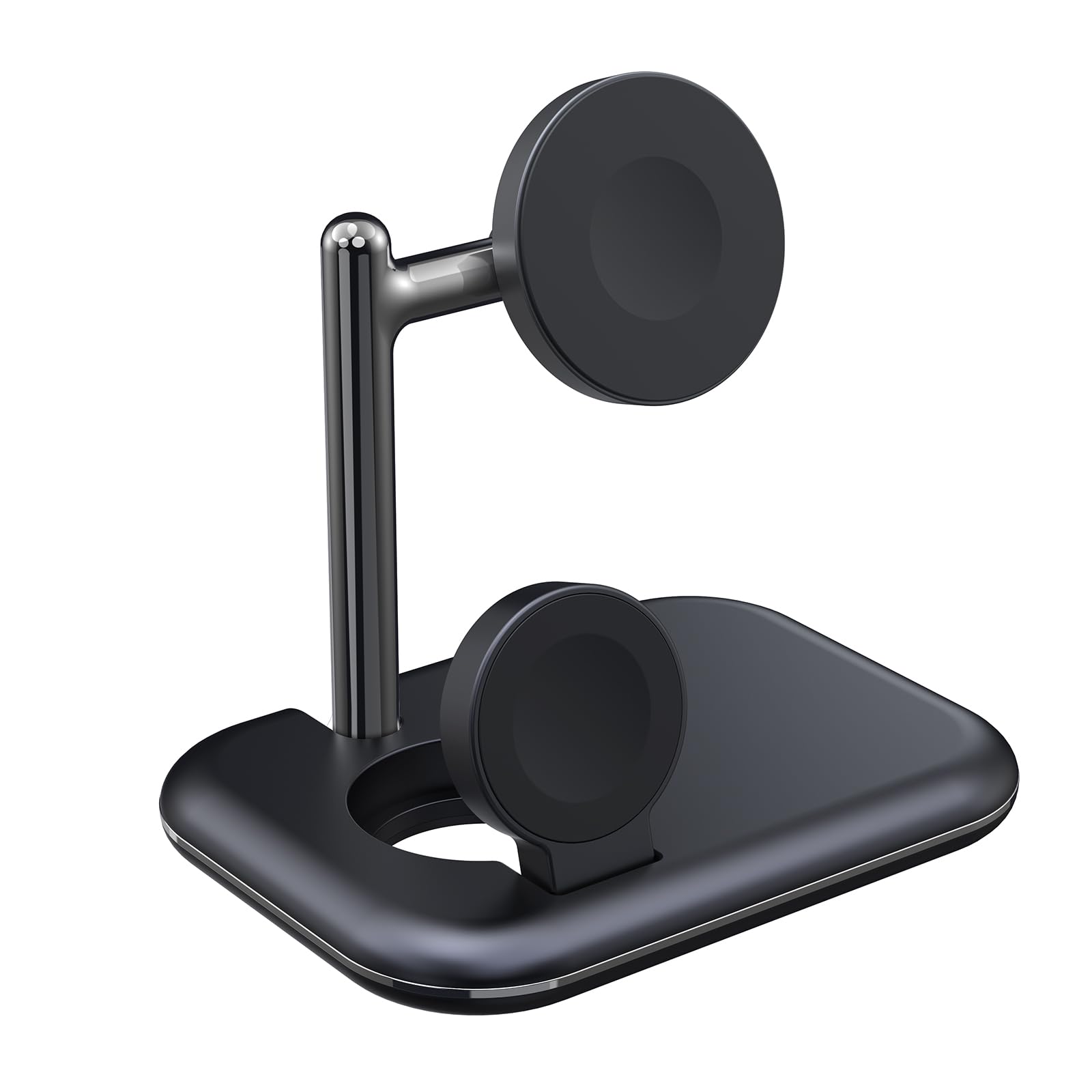 Support de Chargement pour Apple Watch 9/ Ultra 2, Station de Chargement Pliable 2 en 1 pour Apple Watch Series, Station de Chargement sans Fil Compatible avec l'Apple Watch Ultra/8/7/6/5