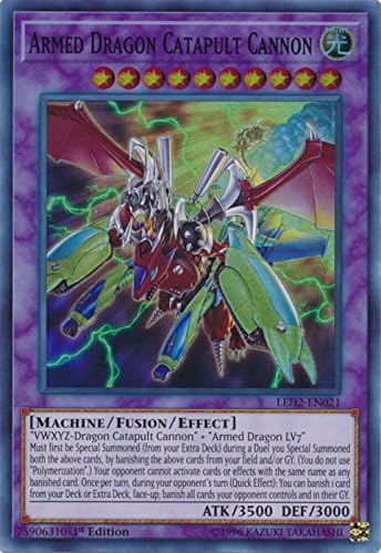 Armed Dragon Catapult Cannon - LED2-EN021 - Super Rare - 1st Edition - Legendary Duelists: Ancient Millennium (1st Edition)