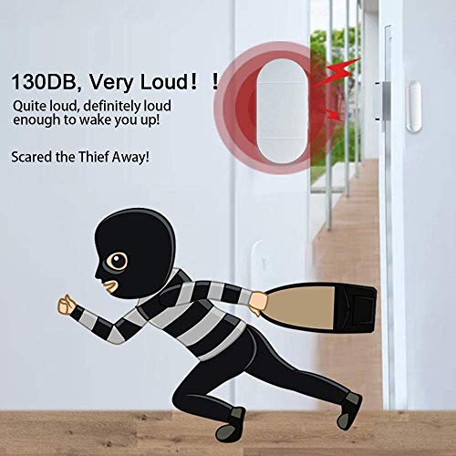 Shackcom 4pcs Allarme per Porte e Finestre