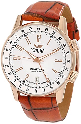 Vostok Europe Gaz-14 Limousine Dualtime, Marron, Marron