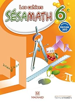 Pocket Book Cahier Sésamath 6e (2015) - Cahier élève Book