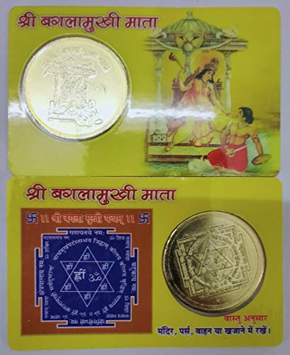 devama the divine Shri Baglamukhi MATA Yantra Coin ATM Card Shaped-picture-47