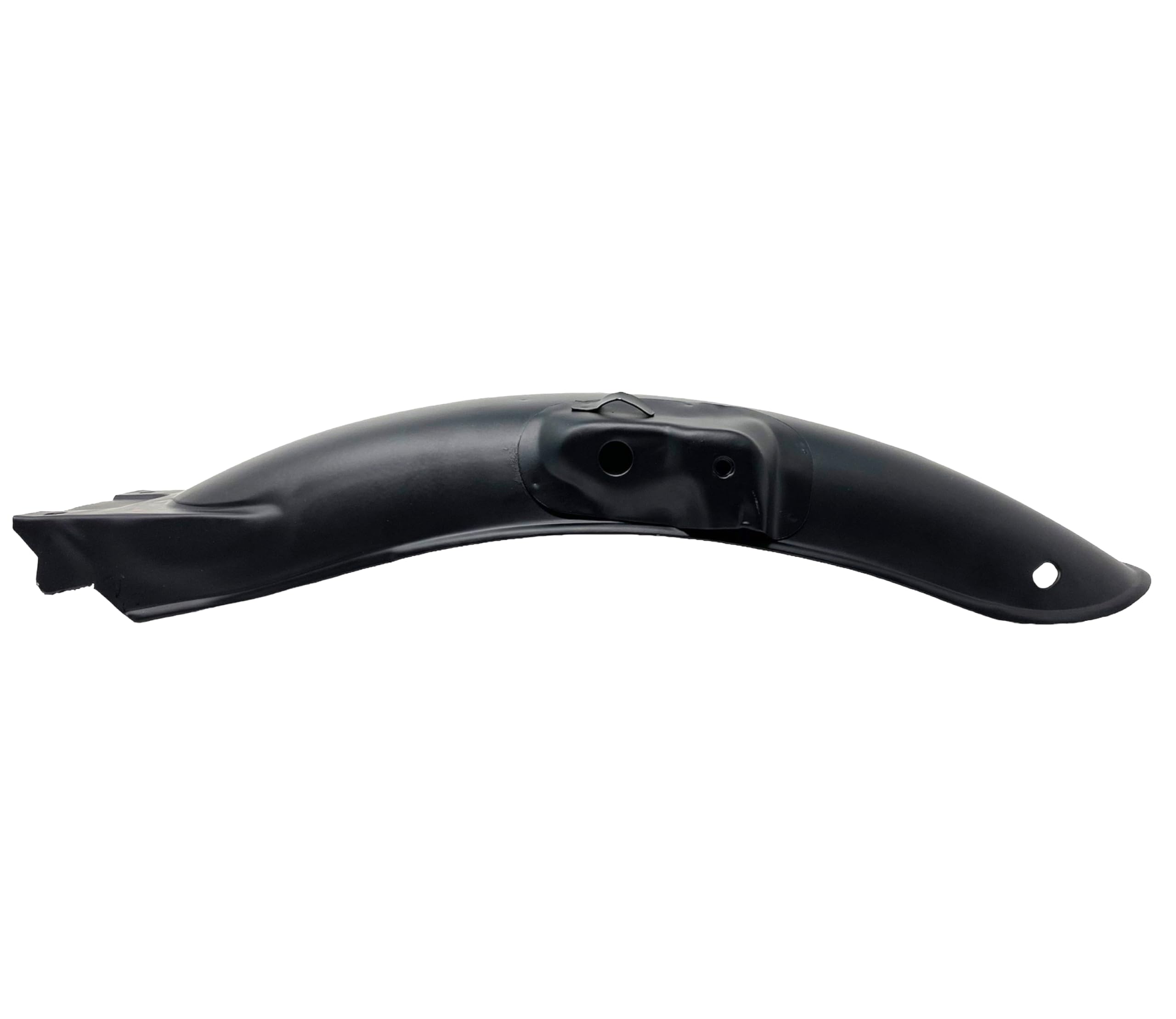 Parafango posteriore per motocicletta per Cafe Racer, Scrambler, Street Bike, Roadster Project | Acciaio inossidabile nero | UNIVERSALE (Parafango posteriore nero)