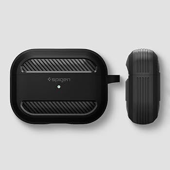 AirPodsPro本体Spigen ブラックケース付き Amazon.com: Spigen Silicone Fit Designed for AirPods Pro 2nd