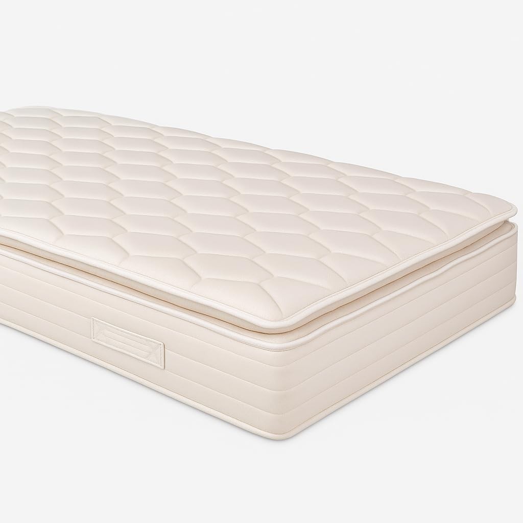 PIKOLIN Colchón de Muelles Normablock Pillow Top con Topper Integrado una Cara CM11046 Firmeza Media con Altura 33 cm Confort con Efecto Micromasaje