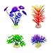 CousDUoBe Artificial Aquatic Plants 11 Pcs Small Aquarium Plants Artificial Fish Tank Decorations，Used for Household and Office Aquarium Simulation Plastic Hydroponic Plants