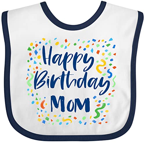 inktastic Happy Birthday Mom Baby Bib