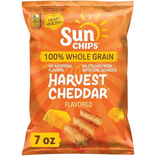 Sunchips Multigrain Snacks Harvest Cheddar...