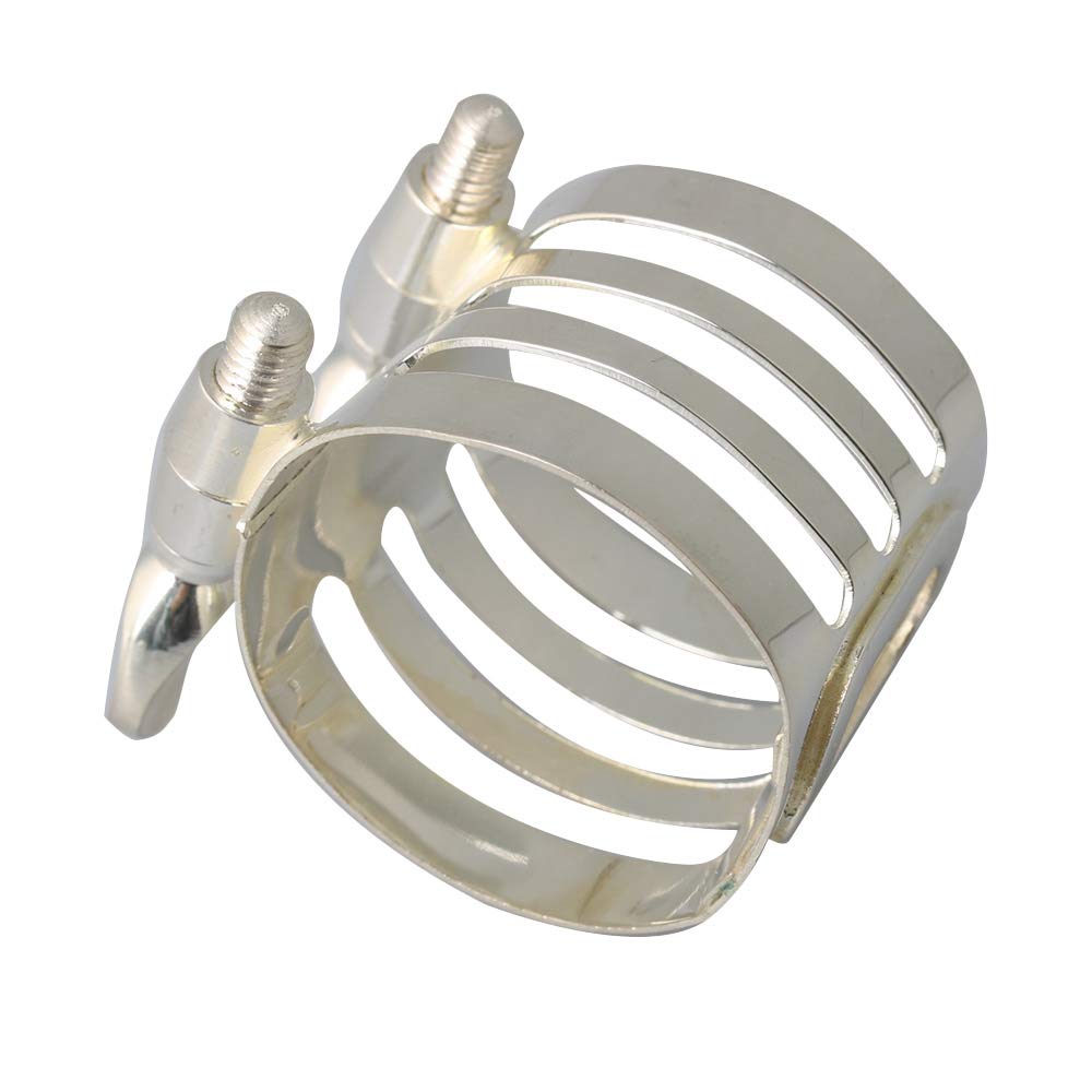 Yibuy, Legatura argentata per bocchino, per clarinetto in si bemolle, 29 x 25 mm