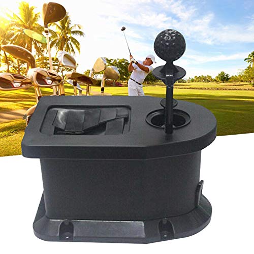 NaMaSyo-Golf-Club-Washer-Carro-de-golf-portatil-de-plastico-duro-negro-y-limpiador-de-pelotas-para-carro-de-golf