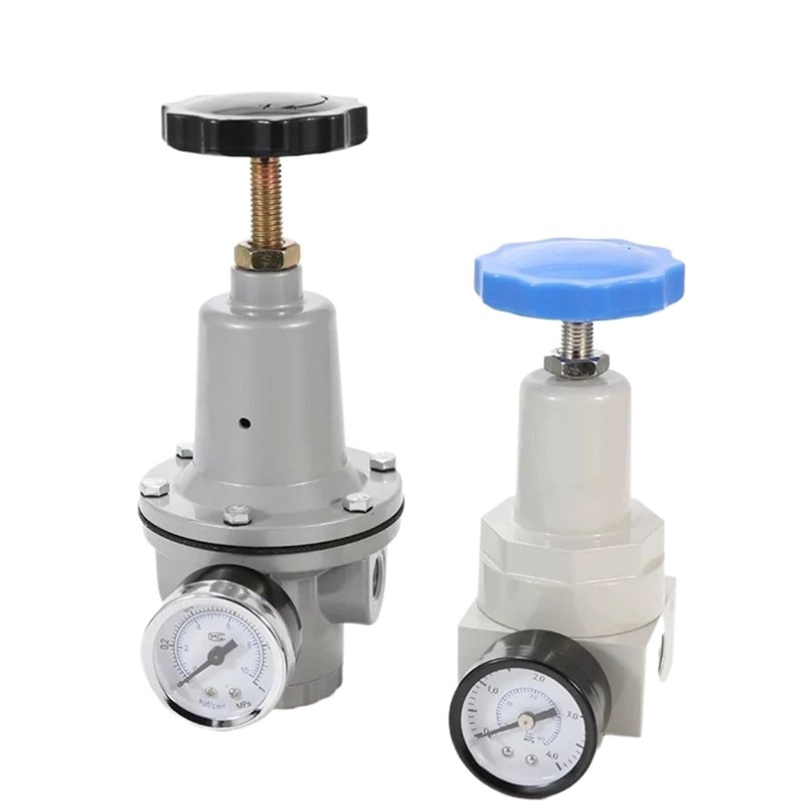 Regolatore pneumatico ad alta pressione da 0 a 40 bar con porta per manometro da 1/4, 3/8, 1/2 e 2 pollici BSPT da 1/2", quantità: 15/10, 08, 25(QTY-10)