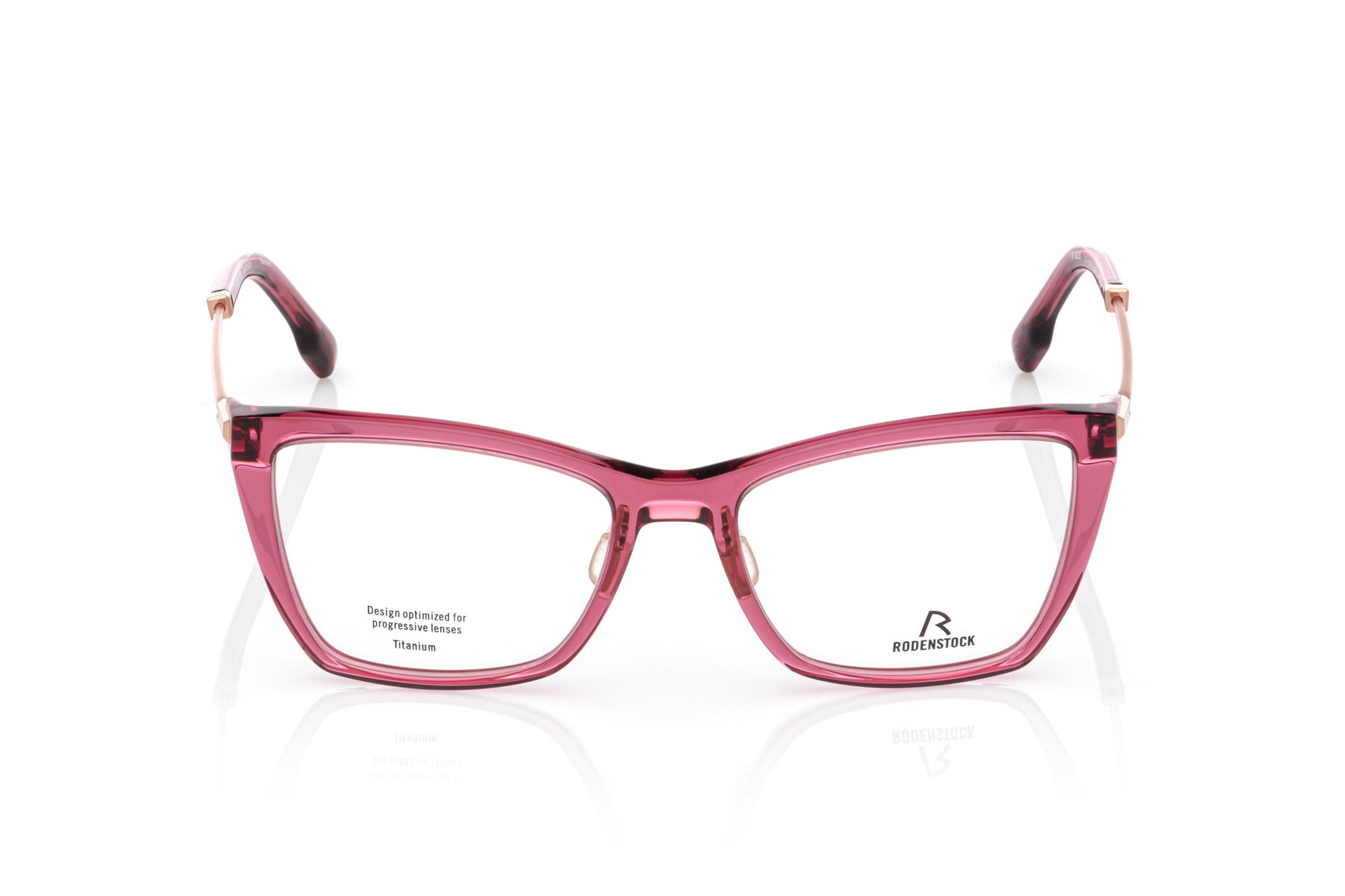 Rodenstock Brille mit Sehstärke für Damen Katzenauge R8035
