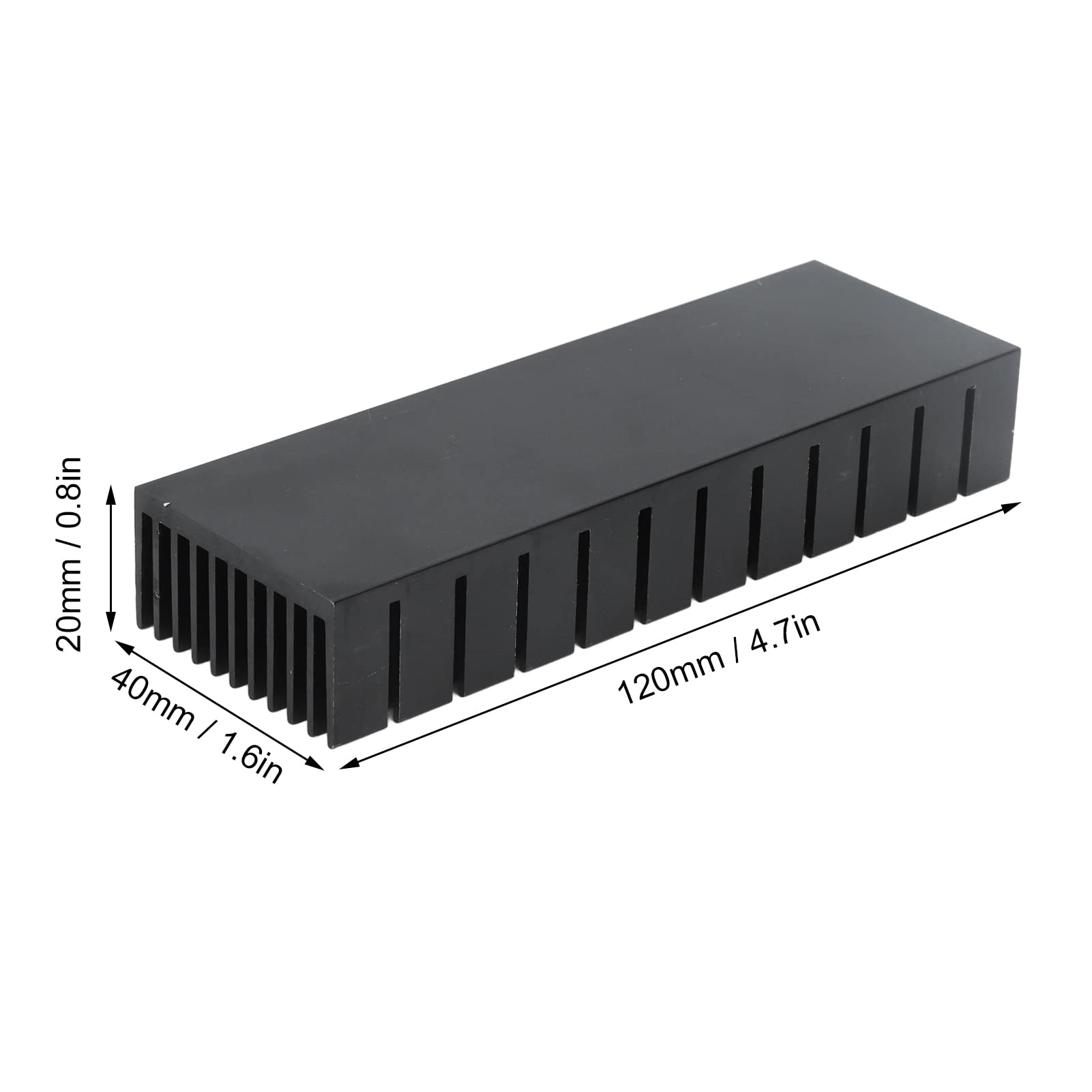 TITAN Ailettes De Refroidissement En Aluminium Avec Adhésif