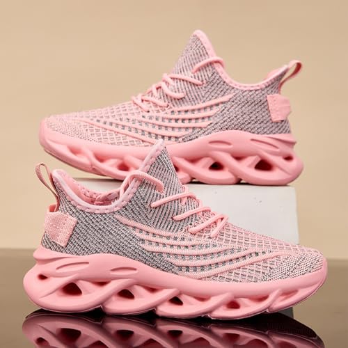 Image of DLWKIPV Women Running Shoes Walking Training Sneakers Sport Gym Fitness Tennis Shoes Non Slip Fashion Comfortable Lightweight Shoe for Casual Jogging Mesh Breathable Sneaker