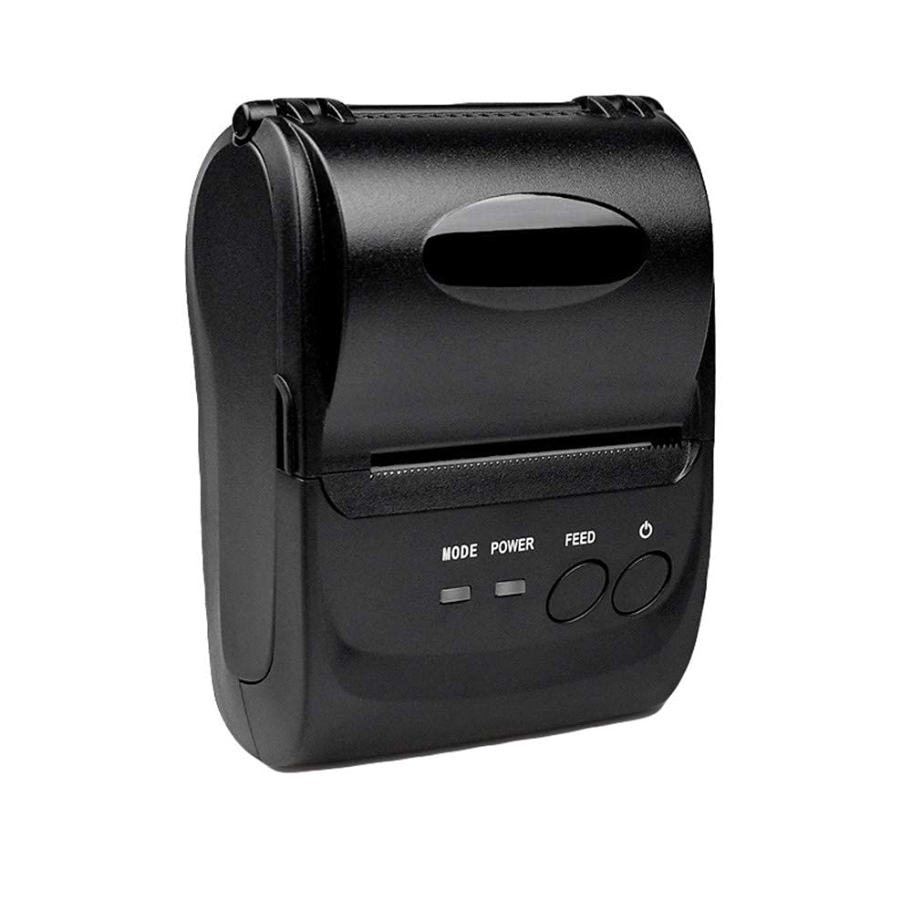 Stampante Termica Portatile Codici a Barre, ricevuta Bluetooth Pos 58mm Mini Stampante Termica Stampante Portatile Telefono Cellulare