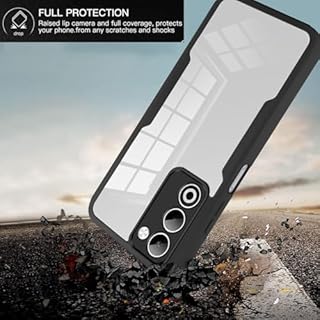 UPLAI Trasparente Cover per Xiaomi Redmi 15 4G/5G, 360° Grado Militare Antiurto Custodia con Protezione Schermo Integrata, Ultra Sottile PC + TPU Stylish Caso. Nero