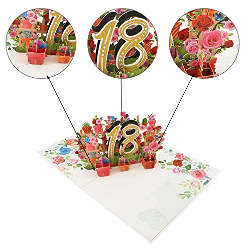 Happy 90th Anniversary Card 3D Pop Up Biglietto di...