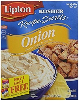 Lipton/Gefen Kosher Soups, Lipton Kosher Recipe Secrets Onion Soup, 1.9-Ounce (Pack of 12) (Value Bulk Multi-Pack)