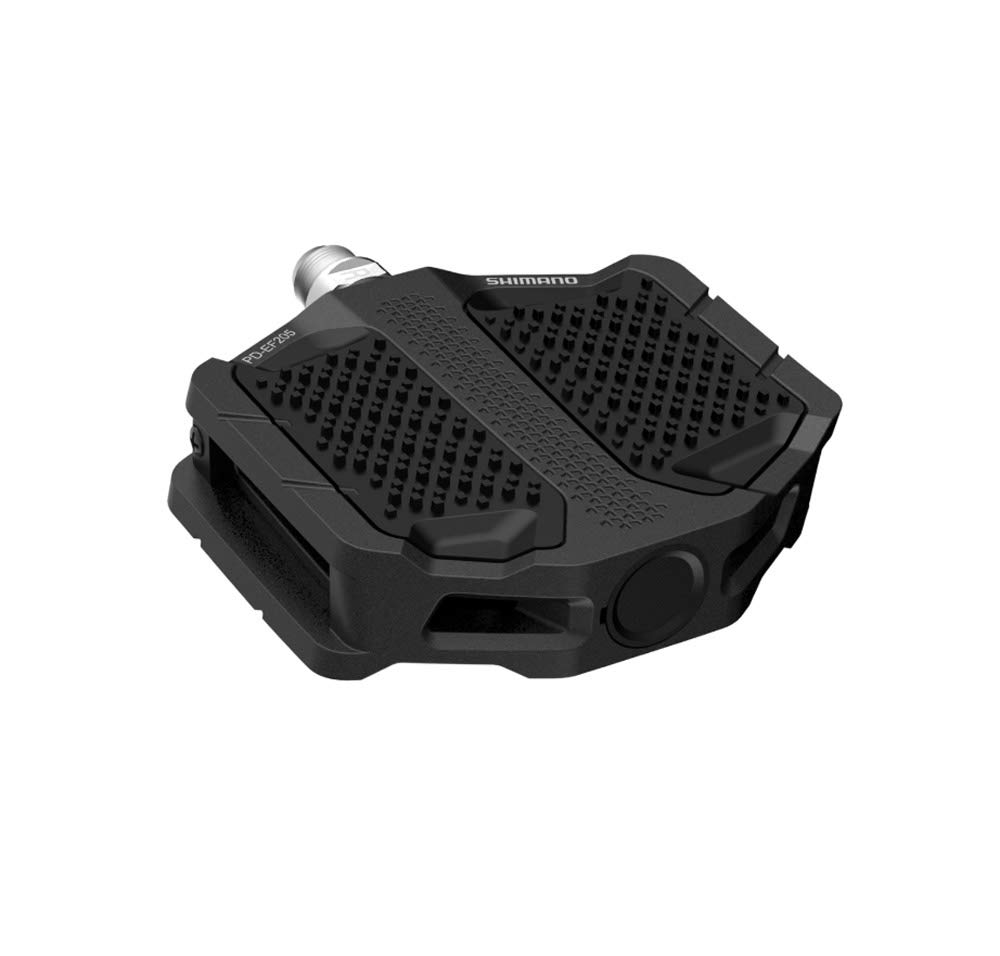 SHIMANO FLAT PD-EF205 PEDALS IN BLACK ALUMINUM/RESIN