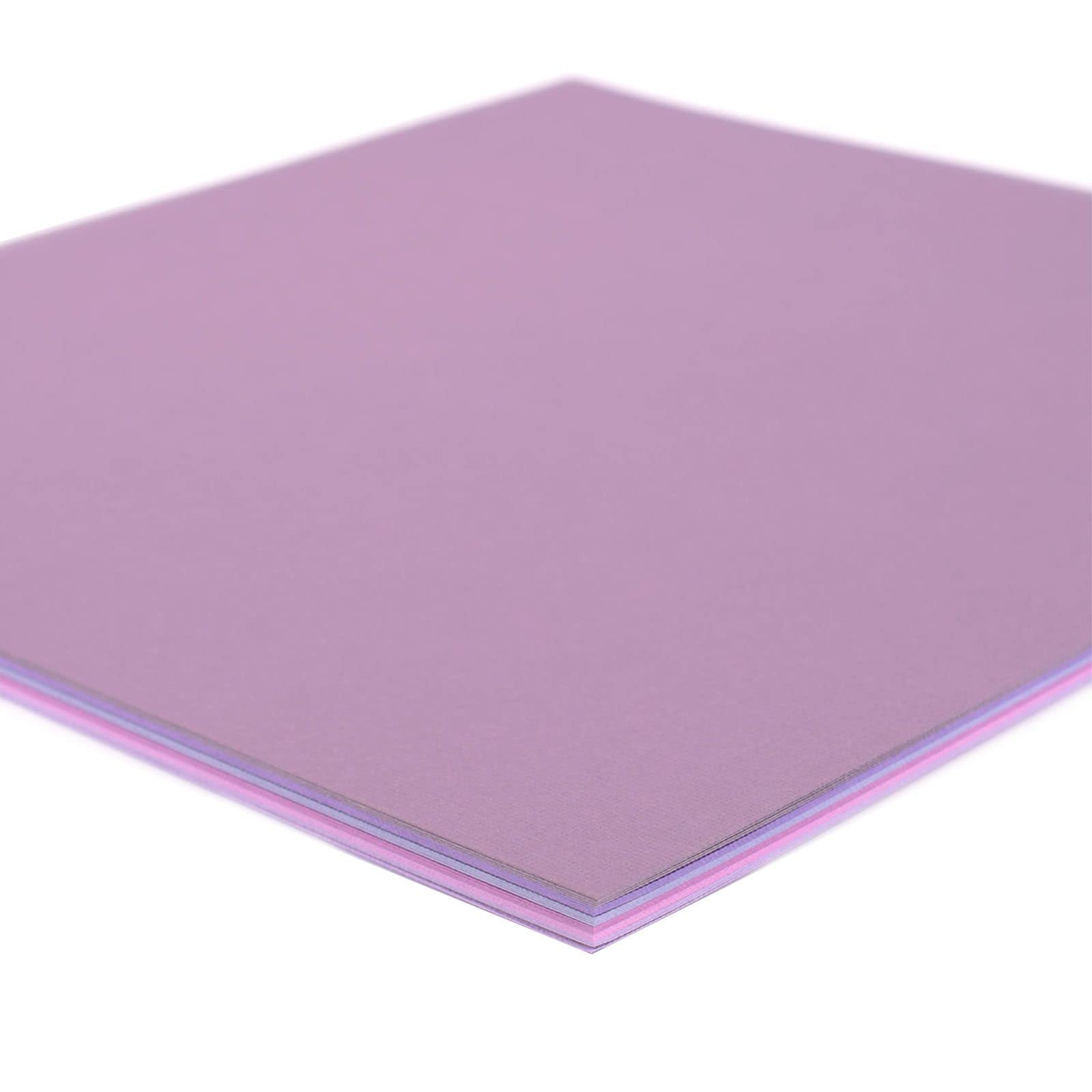 Vaessen Creative Florence Papier do scrapbookingu, 216 g, 12 x 12 x 24 arkusze, wielokolorowy, fioletowy, 30,5 x 30,5 x 0,7 cm