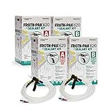 Dow Froth Pak 620, 2 Spray Sealant Kits, Closed Cell Foam, Covers 1240 sq ft