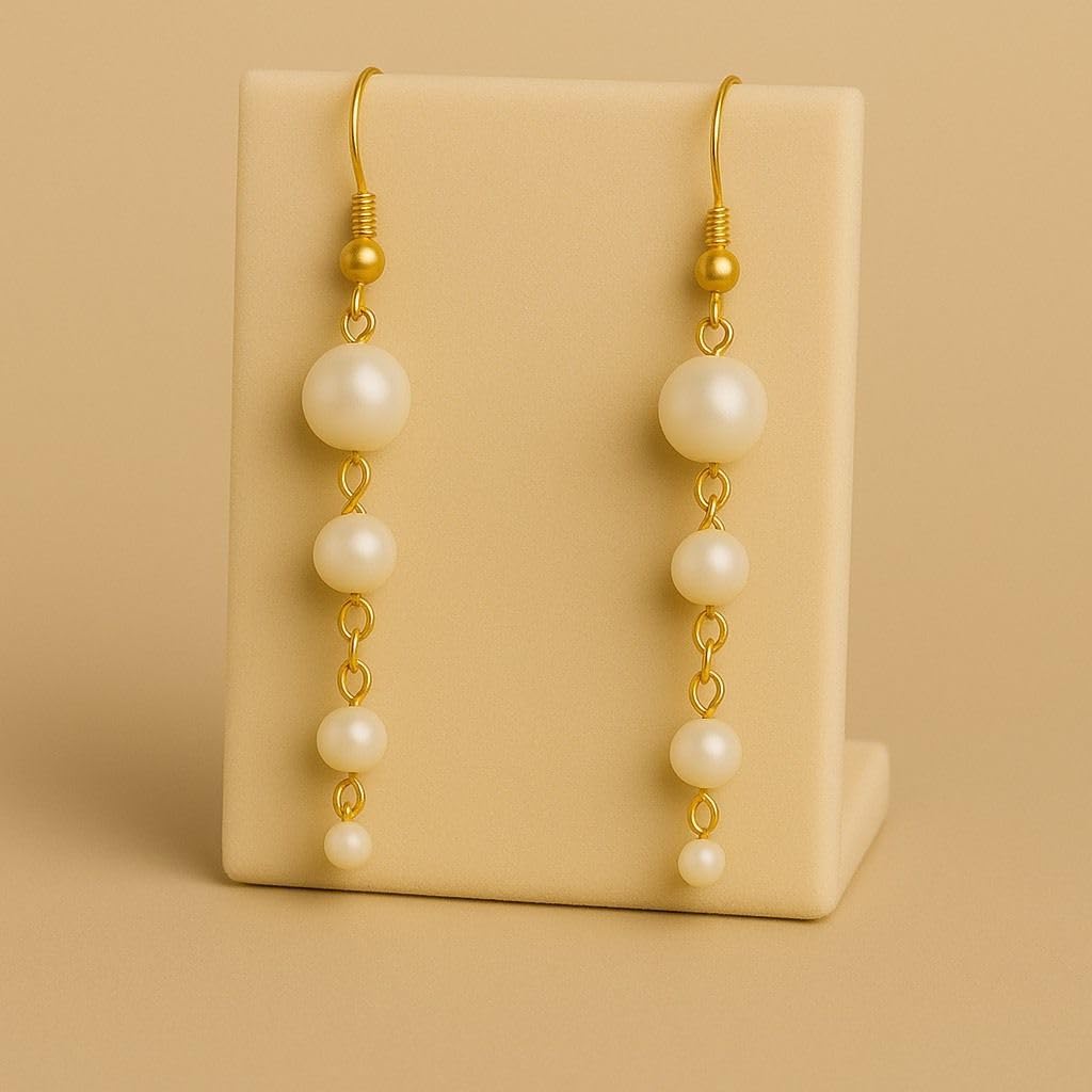 mikado Fashion Latest Stylish Earrings for Women (PEAL WING_Baz)-picture-29