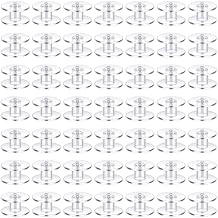 LOKUNN 50 Pcs Bobbins for Sewing Machine, Plastic Bobbins for Sewing Machine with Bobbin Case, Sa156 Bobbins, Bobbins Class 15, Bobbins for Sewing Machine