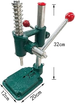 Button Maker, Handmade Fabric Cover Button Machine with 3 Molds (Diameters 18, 25, 30mm) and 300 Pcs Buttons, Handmade Fabric Covered Button Maker Button Machine DIY Tool