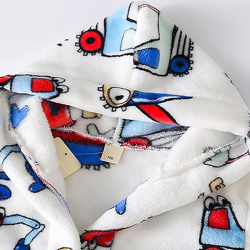 Cool Patterns Fleece 𝙍obes For Toddler Girls Boys Long Sleeve Warm Comfy Flannel 𝐵ath𝐫obe 𝗣a𝗷amas2