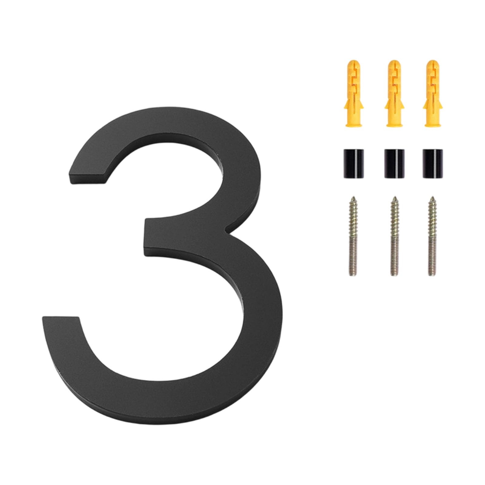 Modern Door Plate Numbers Address Sign Acrylic Floating House Numbers Plate Sign for Home Mailbox Hotel Address for Home Mailbox Hotel