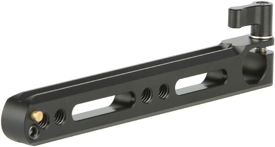 NICEYRIG 15mm Single Rod Clamp with Quick Release NATO Rail Double Sided, 1/4 Thread - 298
