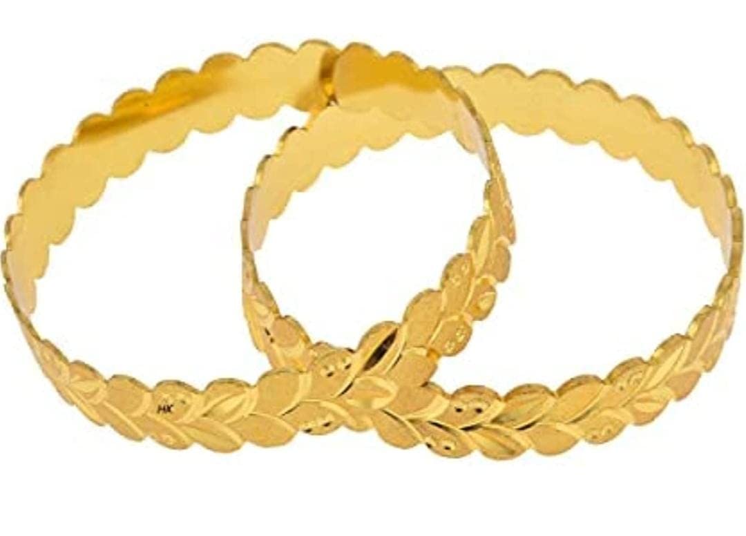 Pakhee Creation Gold Look Bentex bangles for Women (Pack of 2) (2.6) (B0BHPHK389) Amazon Price History, Amazon Price Tracker