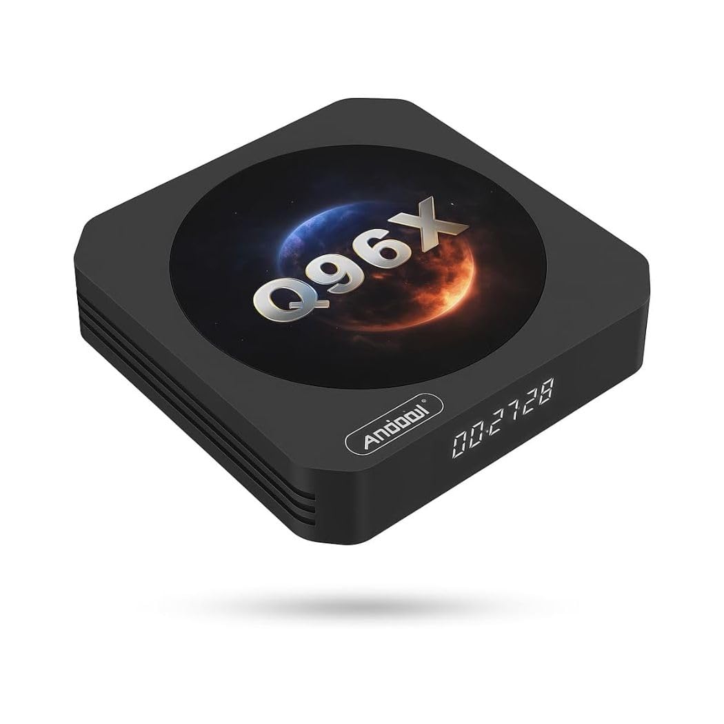 Q96X 8K UHD Android TV Box - 4GB RAM 64GB ROM, Dual Band WiFi 6 & BT