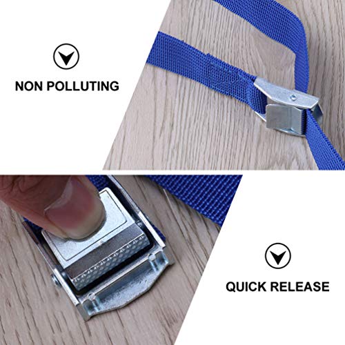 BESPORTBLE 12Pcs Cam Fivela Cintas de Amarração Com Heavy Duty Downs Tie Alças Acolchoadas Cintas Se
