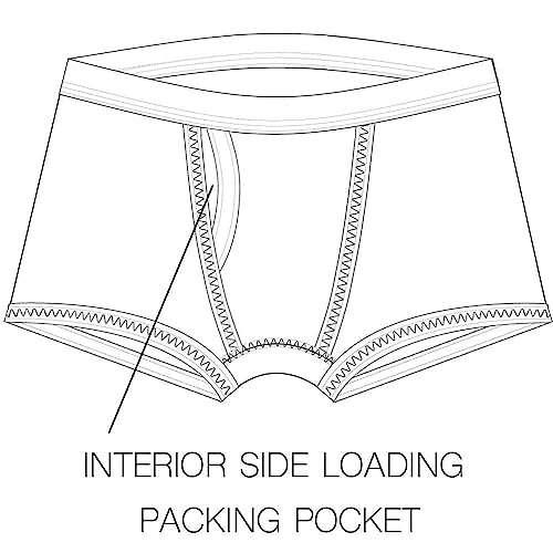 RODEOH Shift Short Packer Underwear for FTM | Secure Top-Loading Pocket | Mid-Rise | Stretchy Cotton Blend2