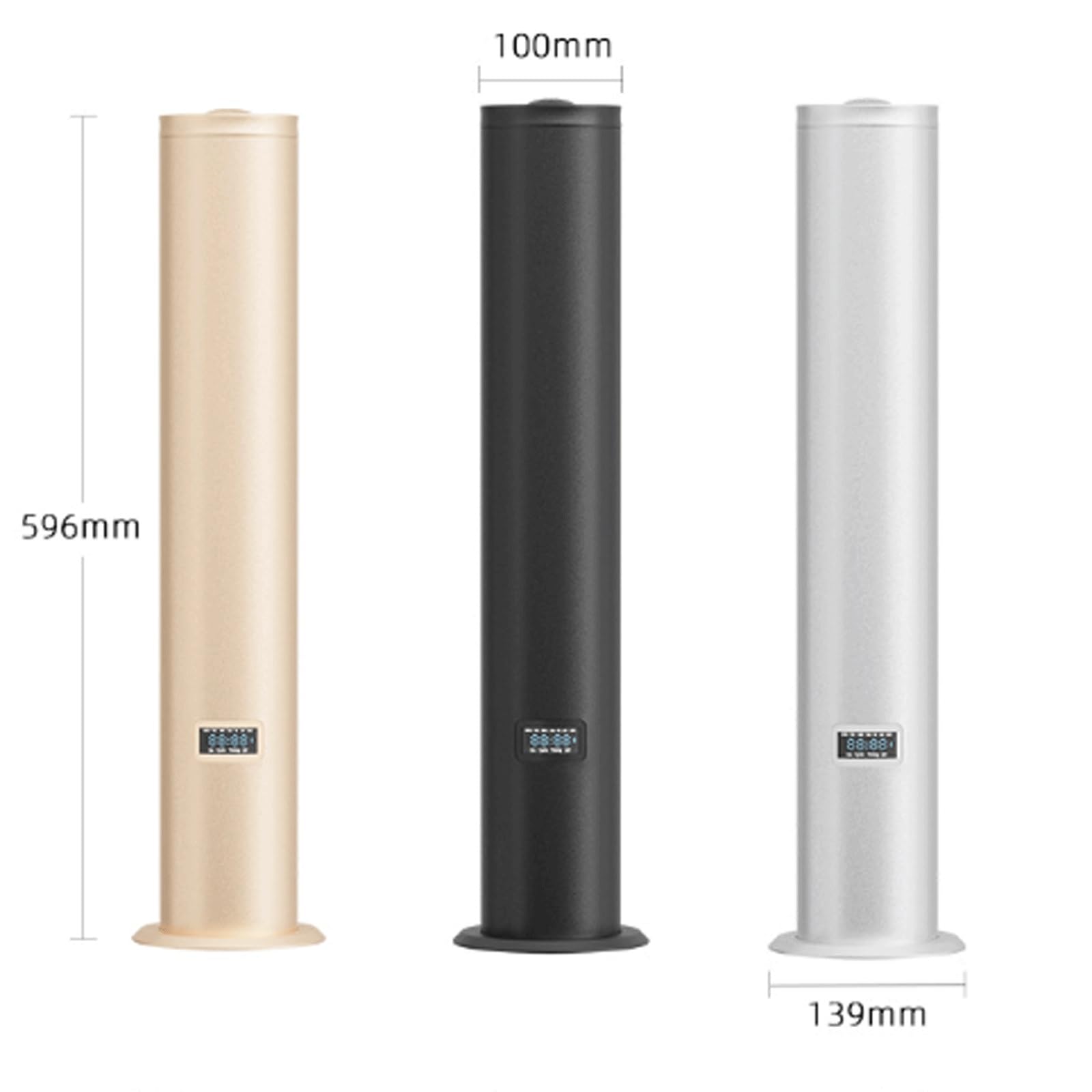 Inteligentna maszyna zapachowa, 500 ml bezwodny dyfuzor Sterowanie aplikacją Aluminiowa aromaterapia, Komercyjny dyfuzor olejków zapachowych, Zasięg 1500 m³ dla hotelu, dużego pokoju(Silver)