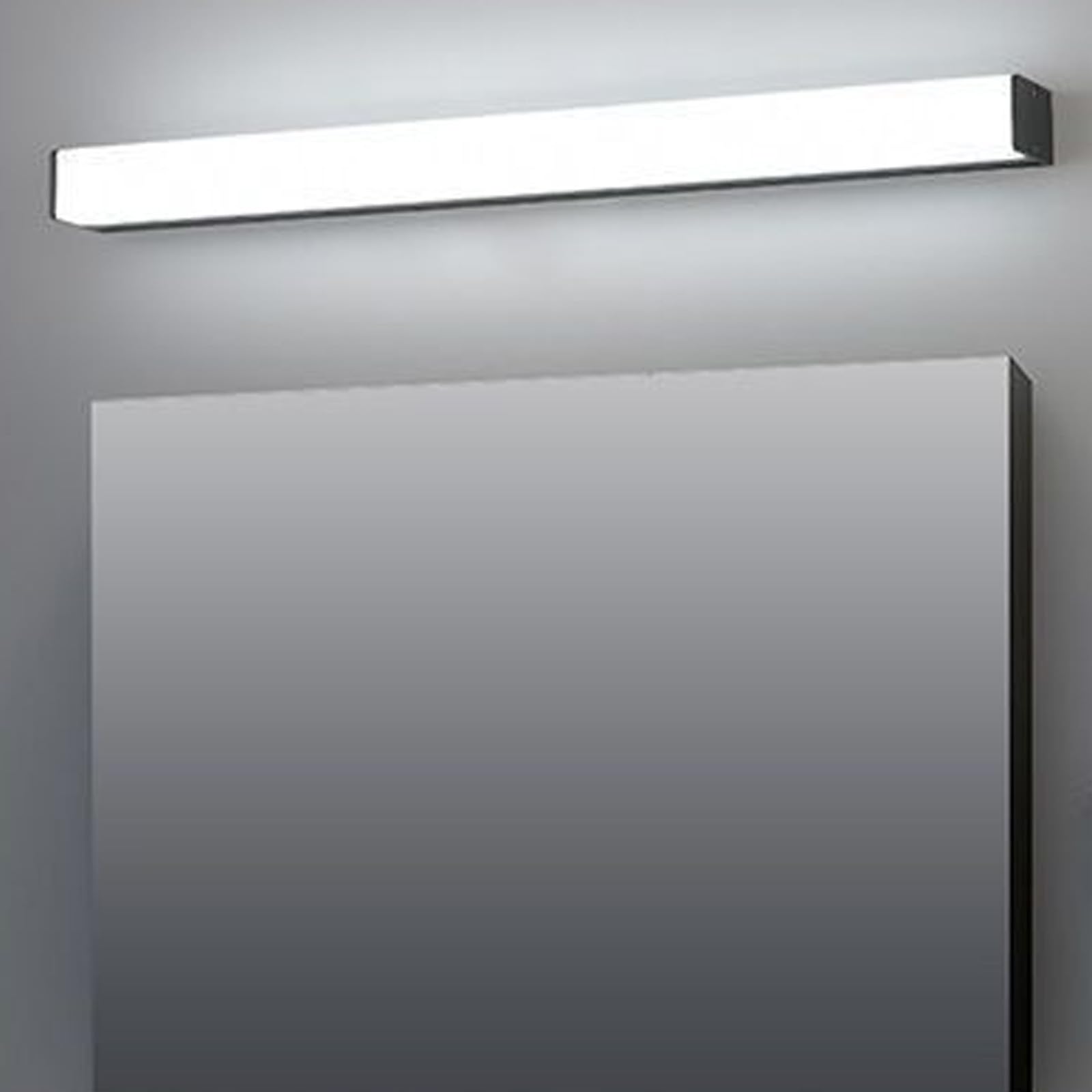 LED Spiegelleuchte Bad Wandlampe Badleuchte Wandleuchte Spiegellampe Wandbeleuchtung Badlampe Wasserdicht Wandleuchten Modern Indoor für Schminklicht Schlafzimmer (Silbrig-Weißes Licht,100cm)