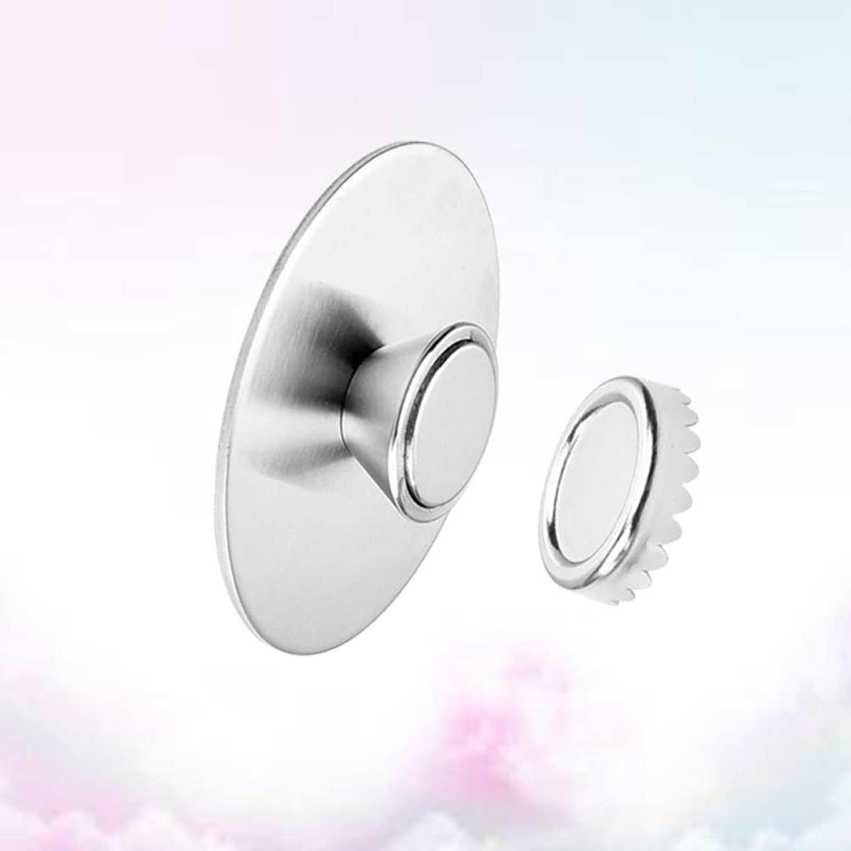 PRETYZOOM 4stücke Magnetische Seifenhalterung Wandmontierte Seifenschale Mit Abtropfgitter Für Badezimmer Rostfrei Und Installieren Elegantes Design Für Modernen Stil