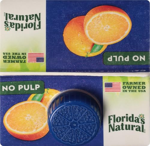 Florida's Natural, Orange Juice No Pulp Plus Calcium, 52 Fl Oz